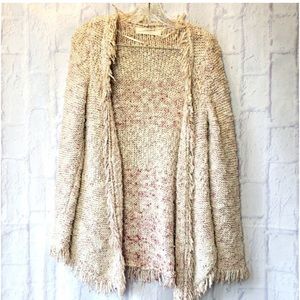 Zara fringe cardigan Sz L